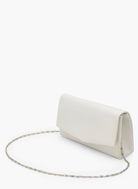 Structured Clutch Bag & Chain