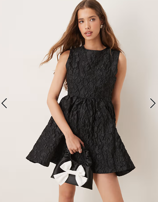 Sister Jane structured jacquard mini dress with pockets