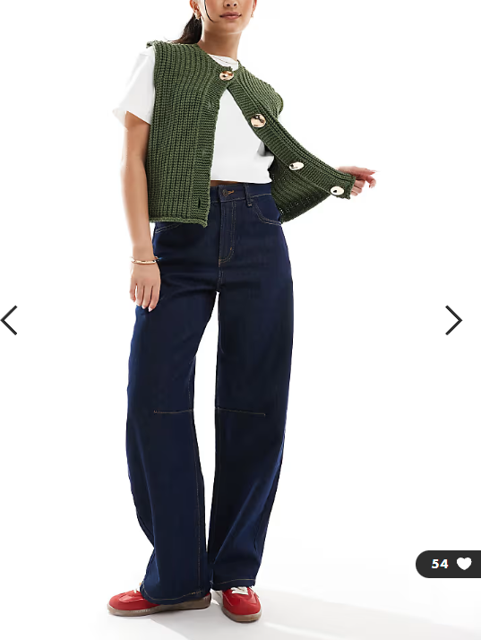 Cotton On barrel jean in indigo