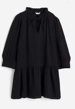 H&M Drawstring Detail Cotton Dress