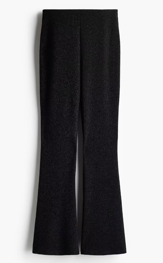 H&M - Flared Trousers Glitter