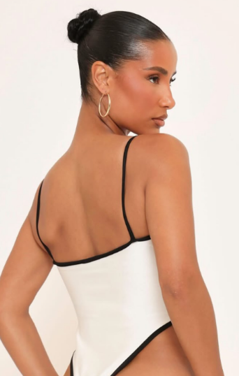 Ego - logo plunge swimsuit