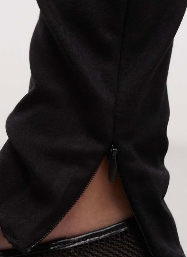 Monki - pull on tailoted trousers with cotton waistband detail