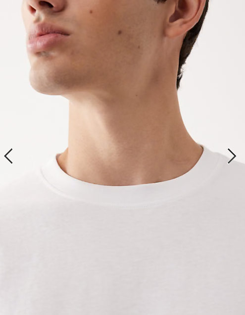 ASOS COLLECTIVE oversized heavyweight long sleeve t-shirt in white
