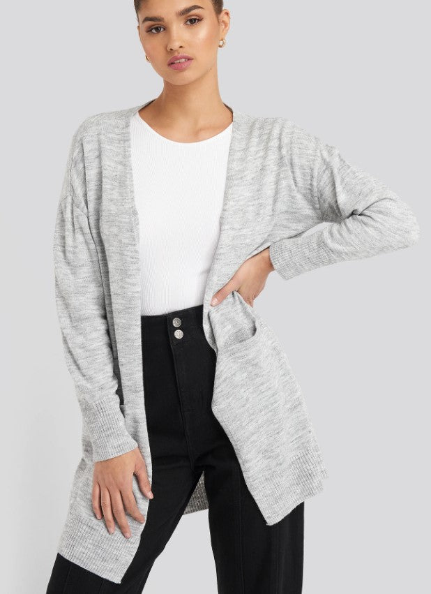 Open Front Longline Cardigan