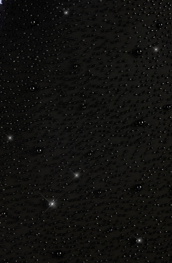 OhPolly - Embellished Bandeau Maxi Dress in Black