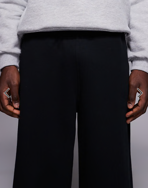 4505 Rest Day heavyweight 440gsm cotton super oversized jogger with zip pockets in washed black