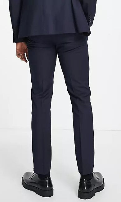 Slim Suit Trousers In Navy