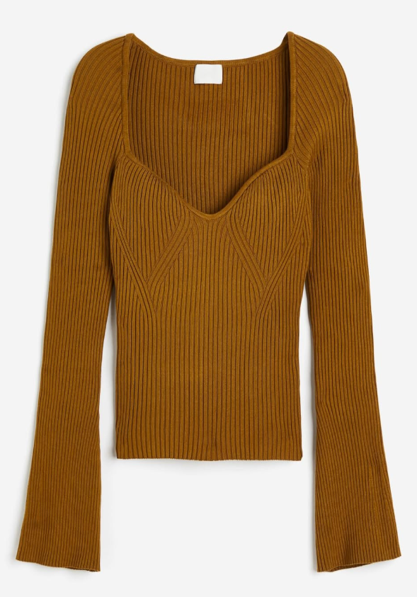 H&M-RIB-KNIT SWEATER