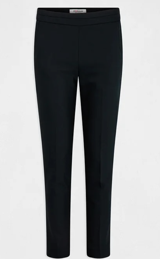 Morgan - Slim Fit Pants - Black - 211-prosy.f