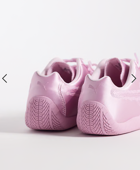 Puma Speedcat satin trainers in pink