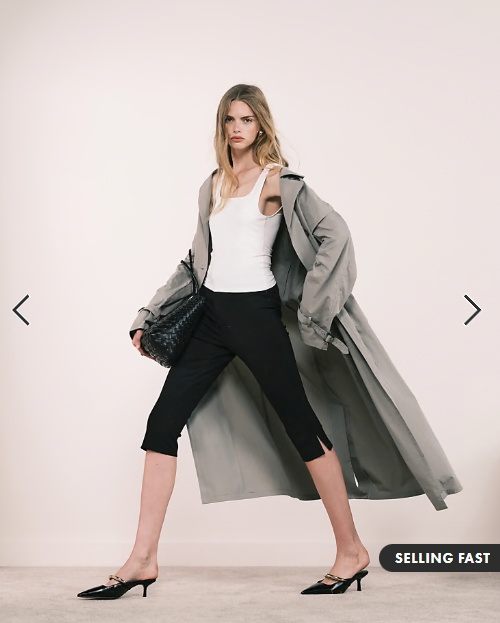 ASOS DESIGN co-ord ponte capri pant in black