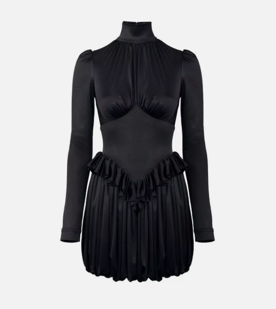 Paco Rabanne for H&M Party Cocktail Black Mini Short Dress