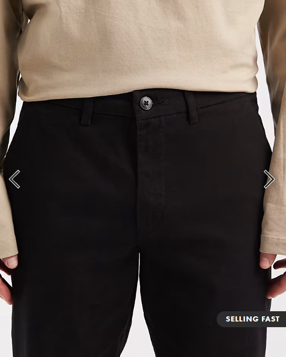 Jack & Jones Ollie regular chinos in black