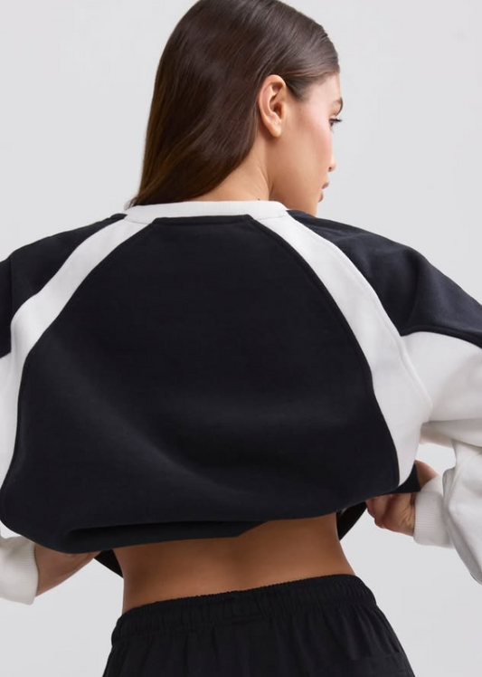 BO&TEE - Oversized Colourblock Sweatshirt - Premium