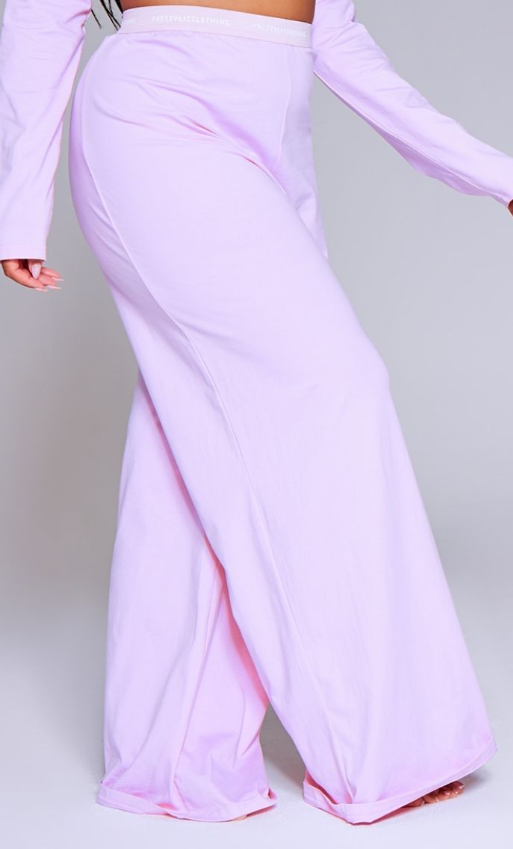 Plt - Baby Pink Tape Detail PJ Trousers