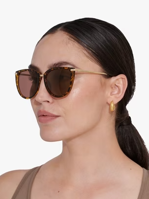Katie Loxton Sardinia Sunglasses, Tortoiseshell