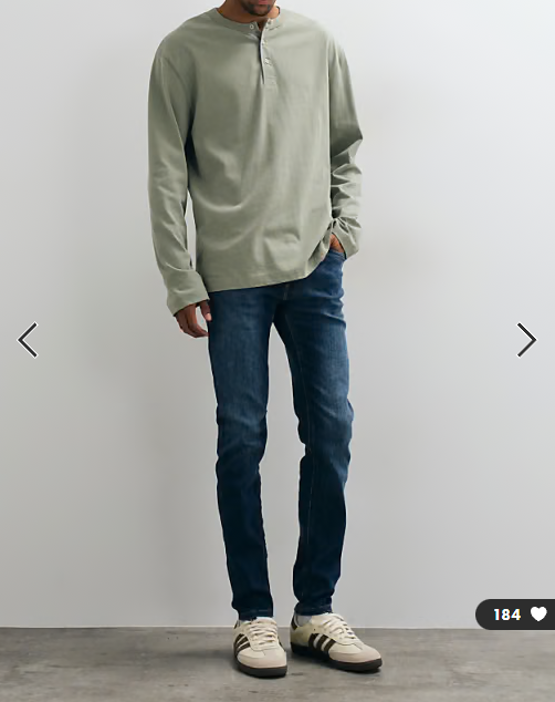 Jack & Jones Intelligence Liam skinny fit stretch jeans in mid blue