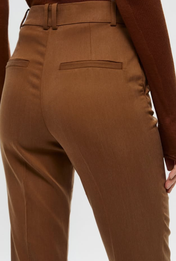 H&M - Regular Waist Slacks - Brown
