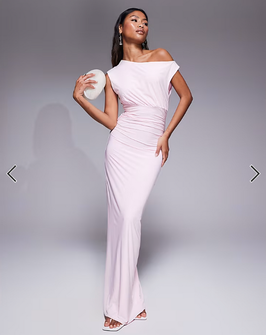 Fashionkilla double sculpted slinky sleeveless pink
