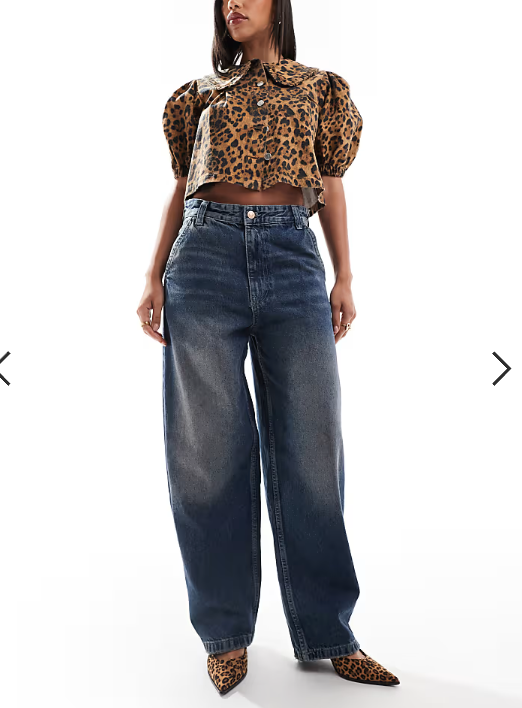 Asos - Bershka skater jeans in dark wash