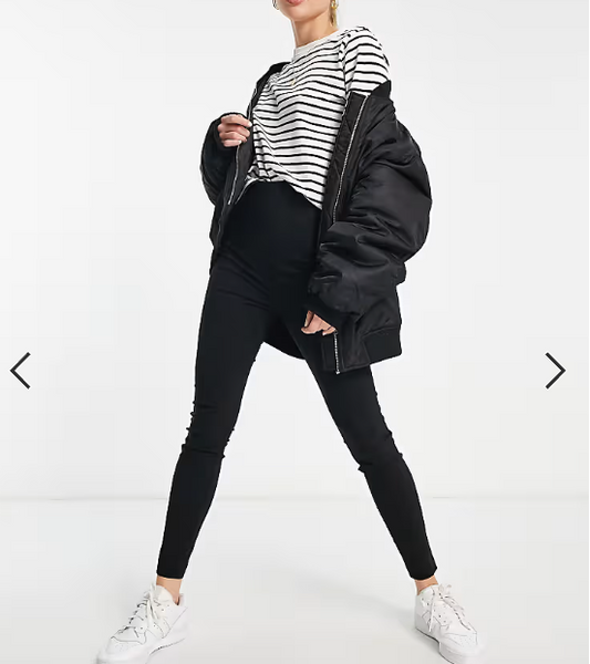 ASOS DESIGN Tall tailored high waist skinny trousers in black