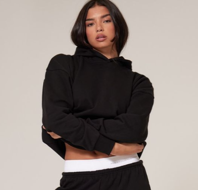 Plt - Black Premium Basic Oversized Hoodie