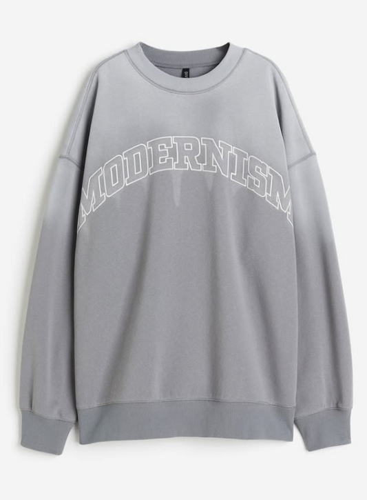 H&M - OVERSIZED PRINTED SWEATSHIRT