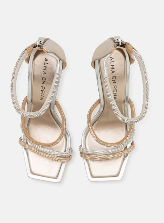 Alma En Pena - High heeled sandals - metal bronzesilver