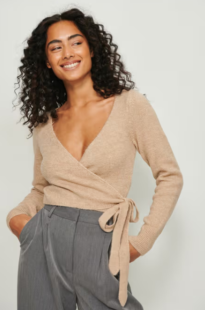 Knitted Wrap Cardigan