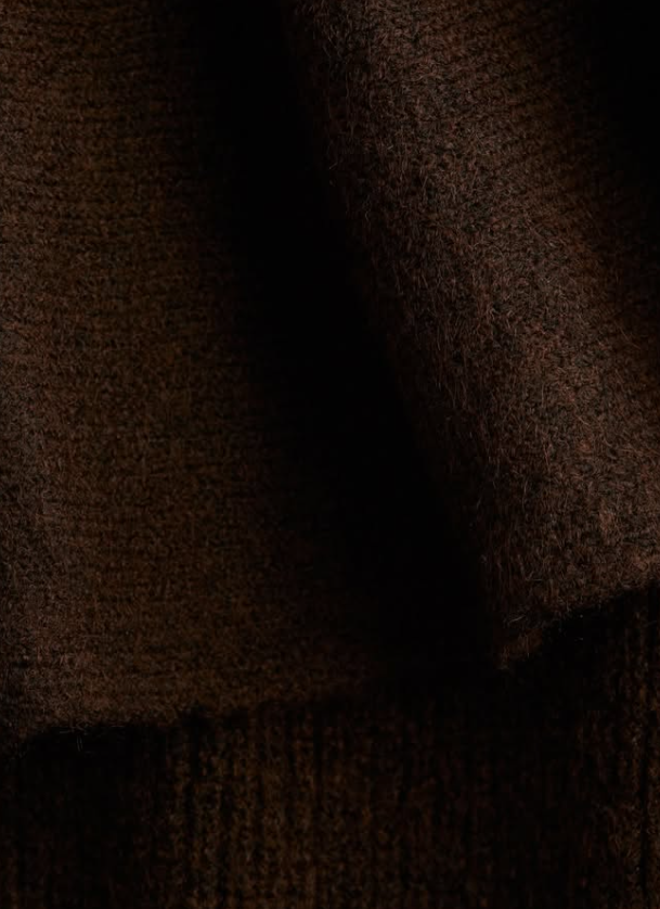 H&M FLOUNCED OFF-THE-SHOULDER SWEATER