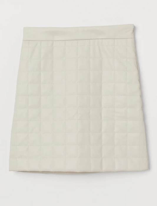 H&M-QUILTED SKIRT