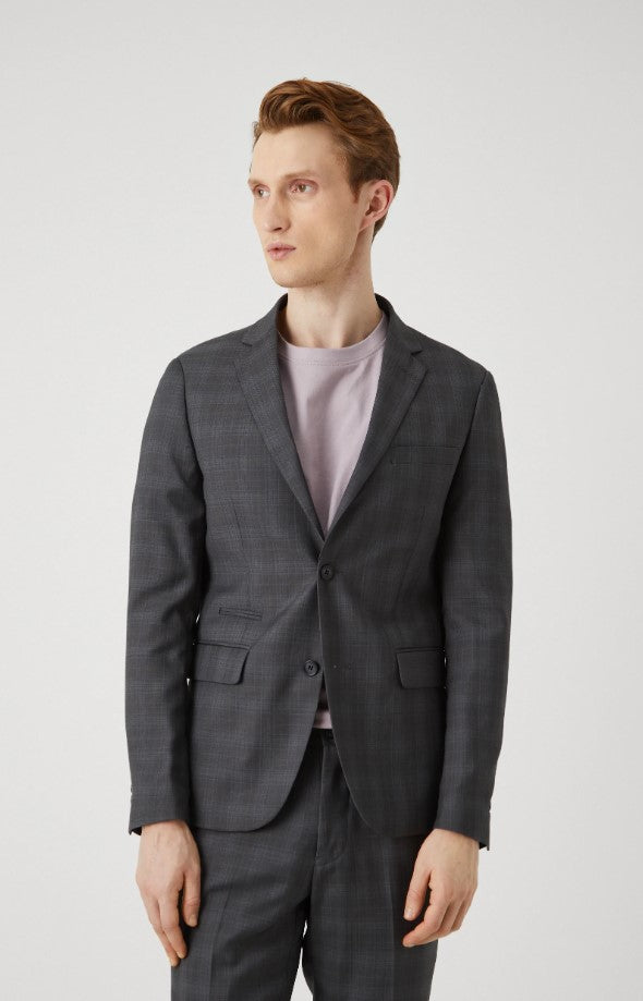 Lindbergh CHECKED MENS SUIT SET - Suit - grey