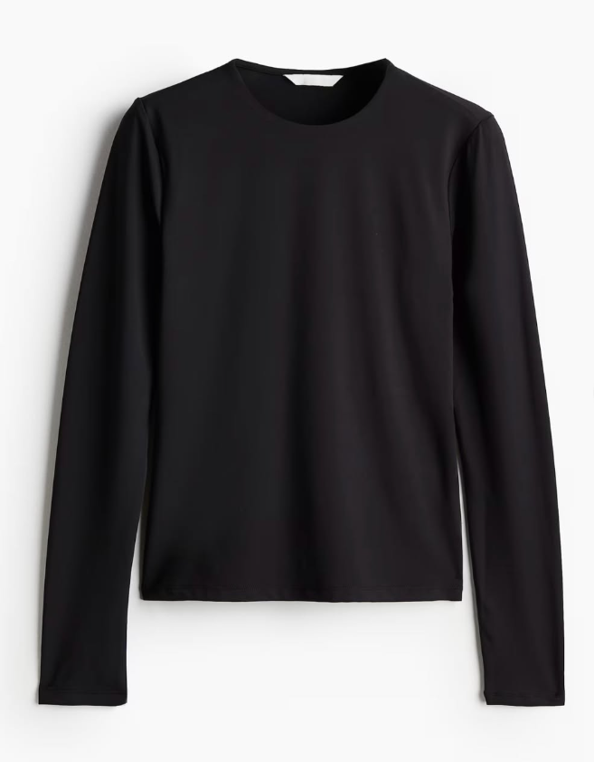 H&M JERSEY TOP