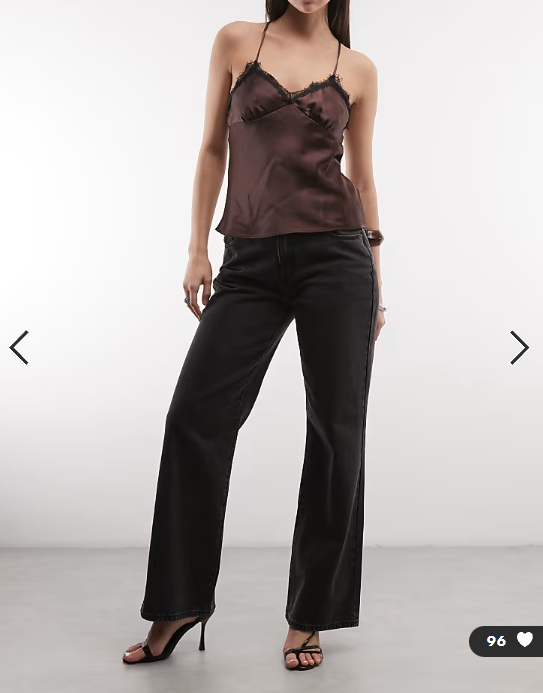 Abrand Jeans 95 baggy jeans in Black