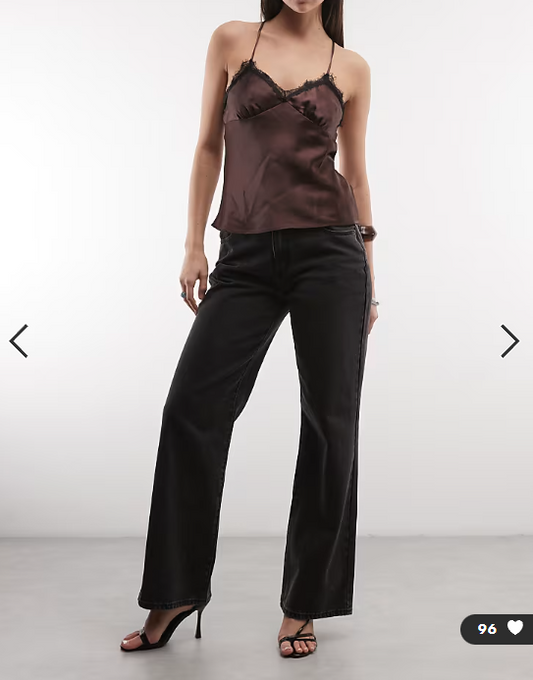 Abrand Jeans 95 baggy jeans in Black