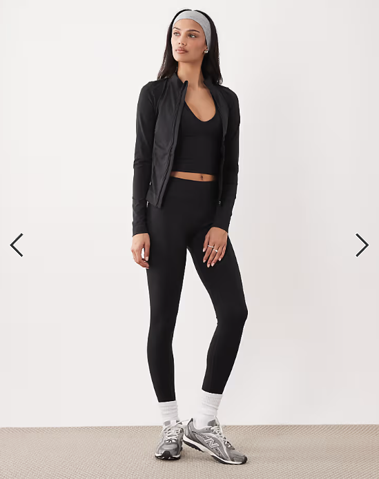 TALA Sculpt Seamless Scrunch legging in black marl