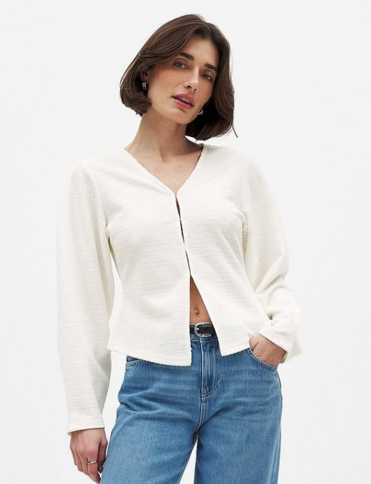 NAKD - Boucle Long Sleeve Top