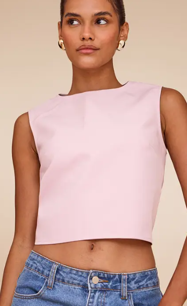 Plt - Woven Sleeveless Boxy Top