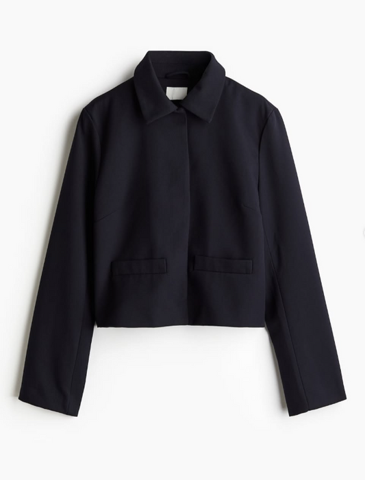 H&M - Collared Jacket - Navy