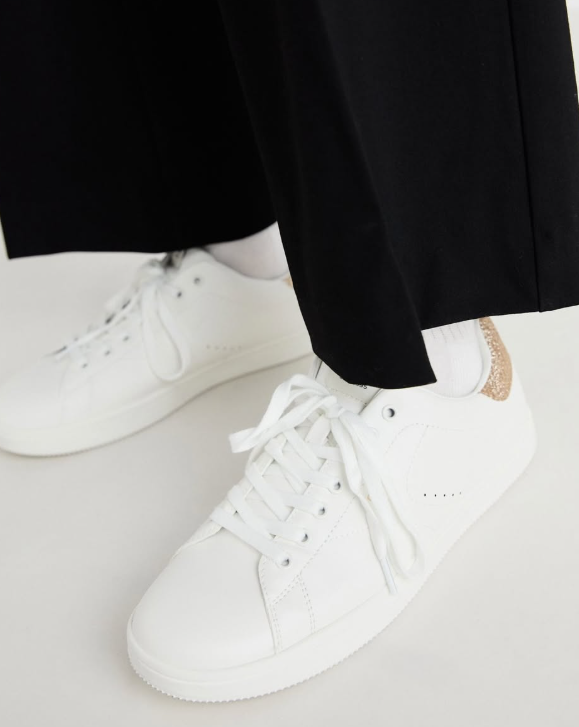 ONLY - Trainers - white/gold