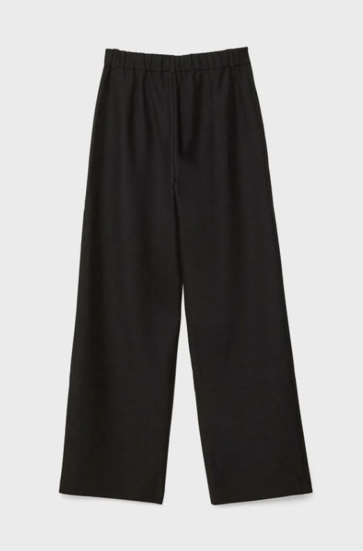 Stradivarius SMART STRAIGHT - Trousers - black