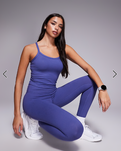 Puma Train all day 2 in 1 tank top in blue