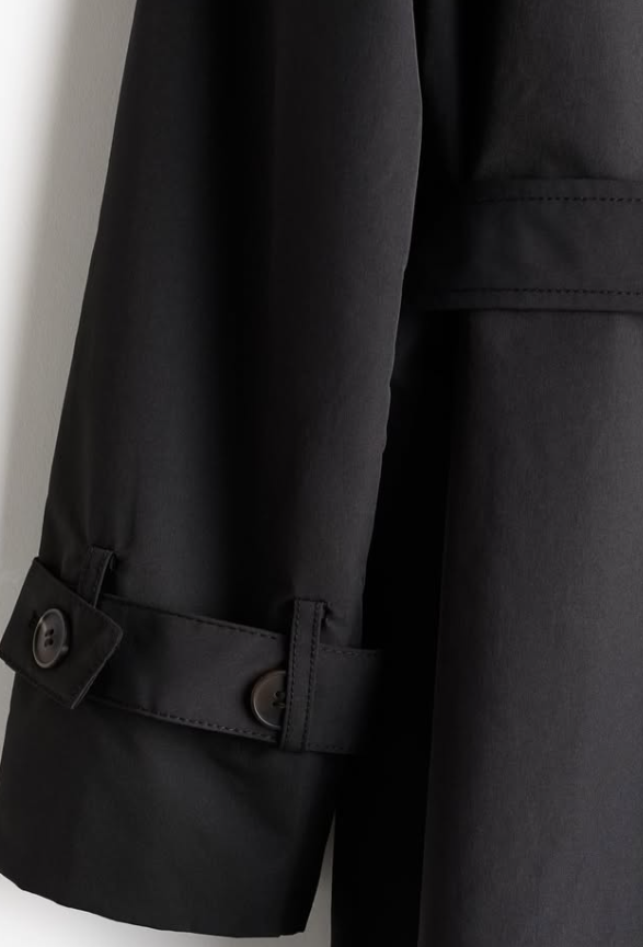 H&M-DOUBLE-BREASTED TRENCHCOAT