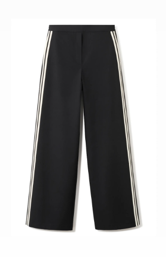 Mango - Sophie Stripe Pants 312 Black