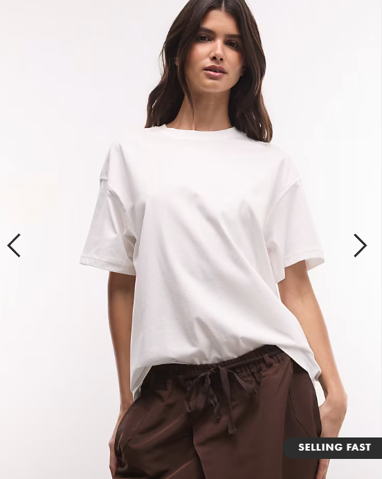 Weekday Essence standard t-shirt in white