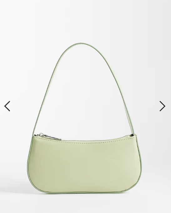 ASOS DESIGN shoulder bag in pistachio green