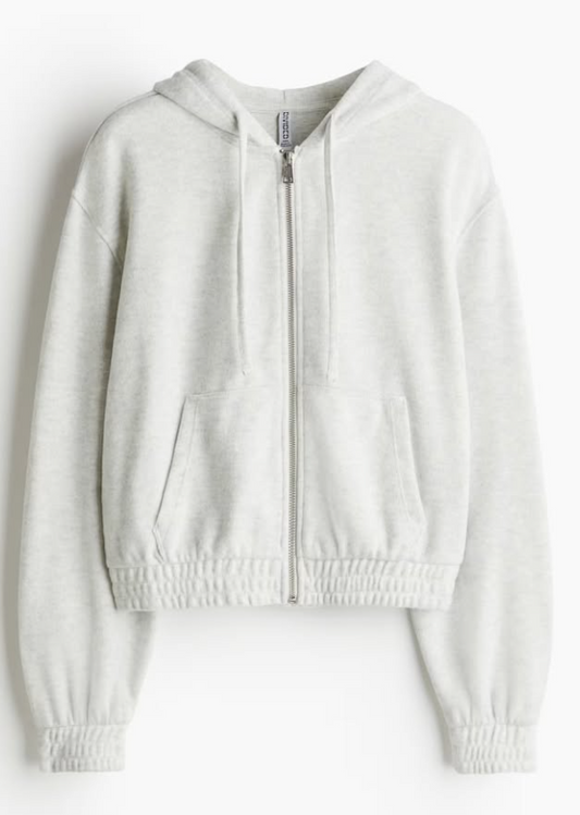 H&M - JERSEY ZIP-THROUGH HOODIE