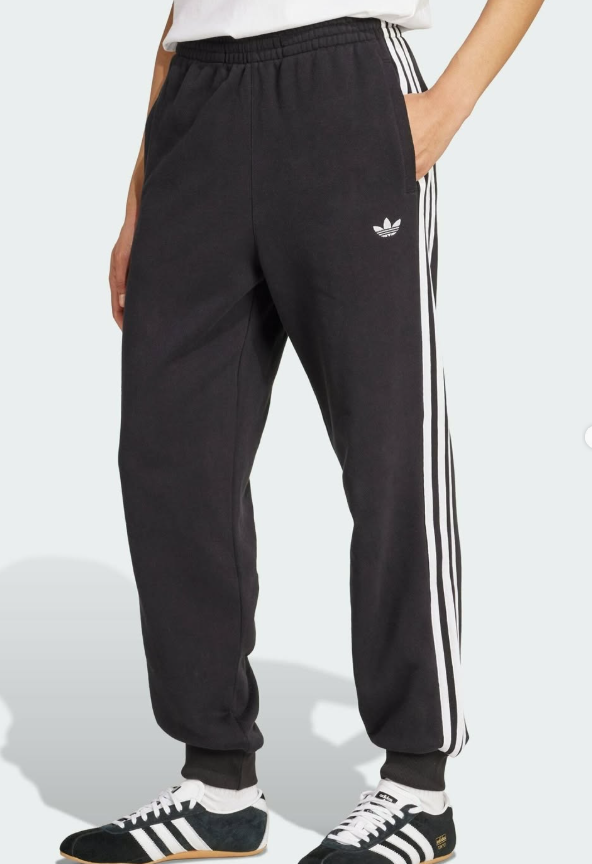 ADICOLOR 3-STRIPES REGULAR JOGGER - Tracksuit bottoms - black white