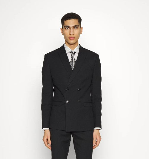 Isaac Dewhirst TEXTURE SUIT - Suit - black